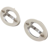 Permacast PI-76 Flat Oval Rope Eye For Vinyl Liners Bronze Chrome Plated