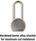 Master Lock 930DLHPF Solid Steel Padlocks 7/16 inch Diameter Shackle Gray