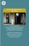 Savant GE LED+ Dusk to Dawn LED Light Bulbs, Soft White, Automatic Light Sensor