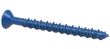 Hillman 8979 Flat-Head Phillips Tapper Concrete Screw Anchors, 1/4"x1-1/4", 2-Pk