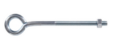 Hardware Essentials 320730 Zinc Plated Eye Bolt with Hex Nut, 5/16-18 x 6 in.