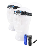 JobSmart TSC17-22CL12 100-Lumen LED Flashlight & Headlamp Set with Battery, 4 pc