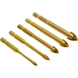 Nemo Power Tools RK05009 Glass Drill Bit Set 4 ,6 , 8, 10, 12mm bits