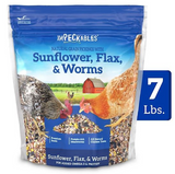 ImPECKables 15077 Sunflower, Flax and Worms Adult Chicken Grains Treats, 7 lb.