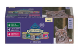 Blue Buffalo 801547 Wilderness Adult Wet Cat Food Variety Pack., 3 oz., 12 Cans