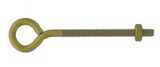 Hardware Essentials 322615 Gold Fg Eye Bolt with Nut, 3/8 in.-16 x 6 in., 1-Pc