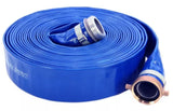 Abbott Rubber 1147-1500-25 - Lay-Flat PVC Discharge Hose Assembly