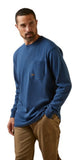 Ariat 10046343 Rebar Cotton Strong Union City Long Sleeve Work T-Shirt, XL