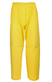 Blue Mountain Hooded Polyester Rain Suit Jacket and Pants Set Extra Large Yellow