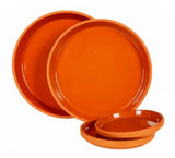 Border Concepts 801691 Water-resistant Terra Cotta Glazed Saucer, 9.5 in.