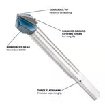 Bosch GT200 High-quality 3/16 in. Glass & Tile Bit (Carded)
