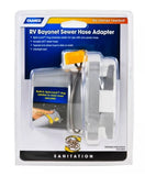 Camco 39173 Easy Slip Straight RV Bayonet Sewer Hose Adapter