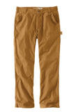 Carhartt 103279-GVL Men's Rugged Flex Duck Dungaree Pants,Carhartt Brown, S40X32