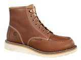 Carhartt CMW6175 Men's Wedge 6 in. Work Boots, Tan Oil Tanned Leather - 12M