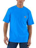 Carhartt Loose Fit Heavyweight Short-Sleeve Pocket T-Shirt, Blue Glow - XL
