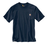 Carhartt K87-HD3 Loose Fit Heavyweight Short-Sleeve Pocket T-Shirt Navy, 2 XLT