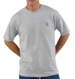 Carhartt K87 Men's Loose Fit Short-Sleeve Pocket T-Shirt/Heather Gray/4XL