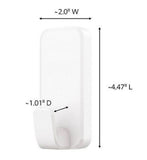 Command 7100269619 Utility X-Large Wall Hook White 4.47" Length, Up to 10 lbs.