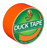 Duck 1265019 Neon Orange Vinyl Backing Duct Tape, 1.88 in. x 15 yd.