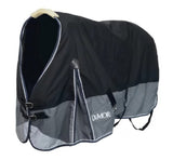Dumor 2-Tone Horse Blanket, Black - Large