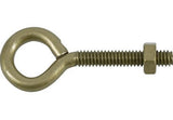 Hillman Hardware Essentials 322610 Forged Eye Bolt with Hex Nut 1/4"-20 X 2-1/2"