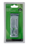 Hardware Essentials 851408 Fixed Non-swivel Staple Safety Hasp, Zinc, 4-1/2 in.