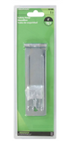 Hardware Essentials 851409 Fixed Non-swivel Staple Safety Hasp, Zinc, 6 in.