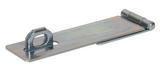 Hardware Essentials 851409 Fixed Non-swivel Staple Safety Hasp, Zinc, 6 in.