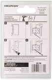 Hardware Essentials 851721 Cd-Lights Narrow Hinge Fixed Pin 1.5In Zinc
