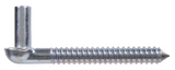Hardware Essentials 851911 Zinc-Plated Gate Screw Hook, 3/4 in. x 6 in.