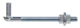 Hardware Essentials 851915 Zinc-Plated Gate Bolt Hook, 1/2 in. x 6 in.