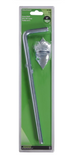 Hardware Essentials 851923 Non-Adjustable Zinc Cane Bolt for Gates, 1/2in x 12in