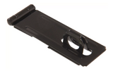 Hardware Essentials 852760 Fixed Non-swivel Staple Safety Hasp, Black, 4-1/2 in.