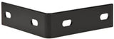 Hardware Essentials 853858 Heavy Duty Corner Brace 5.1" x 1.5" x 1/8" Black