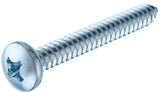 Hillman 41080 Pan Head Phillips Sheet Metal Screws #10 x 2 inch 50-Pack