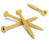 Hillman 42595 Deck Plus Tan Ceramic Exterior Screws #10 x 3-1/2", 25-Pack