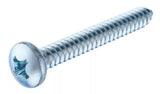 Hillman 5424 Zinc-Plated Pan Head Phillips Sheet Metal Screw #6 x 1 in., 15 pcs.