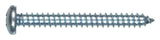 Hillman 5424 Zinc-Plated Pan Head Phillips Sheet Metal Screw #6 x 1 in., 15 pcs.