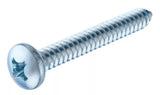 Hillman 5424 Zinc-Plated Pan Head Phillips Sheet Metal Screw #6 x 1 in., 15 pcs.