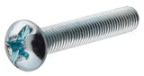 Hillman 7692 Round Combination Head Machine Screws, #10-24 x 1-1/4 in., 8-Pack