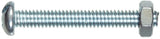 Hillman 7719 Round Combination Head Machine Screws 1/4 in. x 1/2 in. Zinc 8-Pack