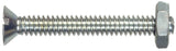Hillman 7764 Flat Head Phillips Machine Screws #6-32 x 1-1/2 in. Zinc 8-Pack