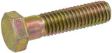 Hillman 833100 Hex Cap Screws 1/2" Diameter x 1-1/2" Grade 8 Yellow Zinc