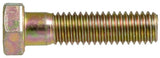 Hillman 833104 Hex Cap Screws 1/2 in. Diameter x 2 in. Grade 8 Yellow Zinc