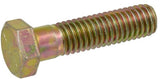 Hillman 833116 Hex Cap Screws 1/2 in. Diameter x 4 in. Grade 8 Yellow Zinc 2-Pack