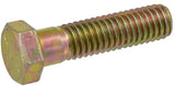 Hillman 880216 Hex Cap Screws 9/16"-12 Coarse Thread x 1-1/2" Grade 8 Yellow Zinc