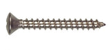 Hillman 881886 Stainless Oval-head Phillips Sheet Metal Screw #6 x 1 in., 2-Pack