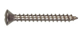 Hillman 881894 Stainless Oval-head Phillips Sheet Metal Screw #8 x 1-1/2 in., 2-Pack