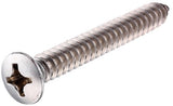 Hillman 881908 Oval-head Phillips Sheet Metal Screws #14 x 1-1/2" Stainless Steel
