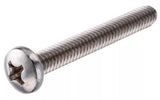 Hillman 881922 Stainless Pan-head Phillips Sheet Metal Screw #8 x 1 in., 2-Pack
